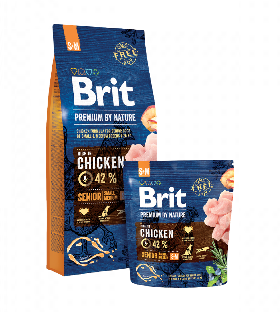 AC BRIT PREMIUM BY NATURE SENIOR SM 15 kg