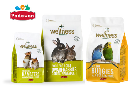 padovan hrana za hrcke ptice papige kornjace i ribice