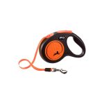 FLEXI NEW NEON AUTOMATSKI POVODAC TRAKA M DO 25 kg NARANCASTI 5m