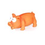 Latex prase 20cm Narancasta