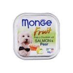 MONGE FRUIT 100 g Kruska Losos